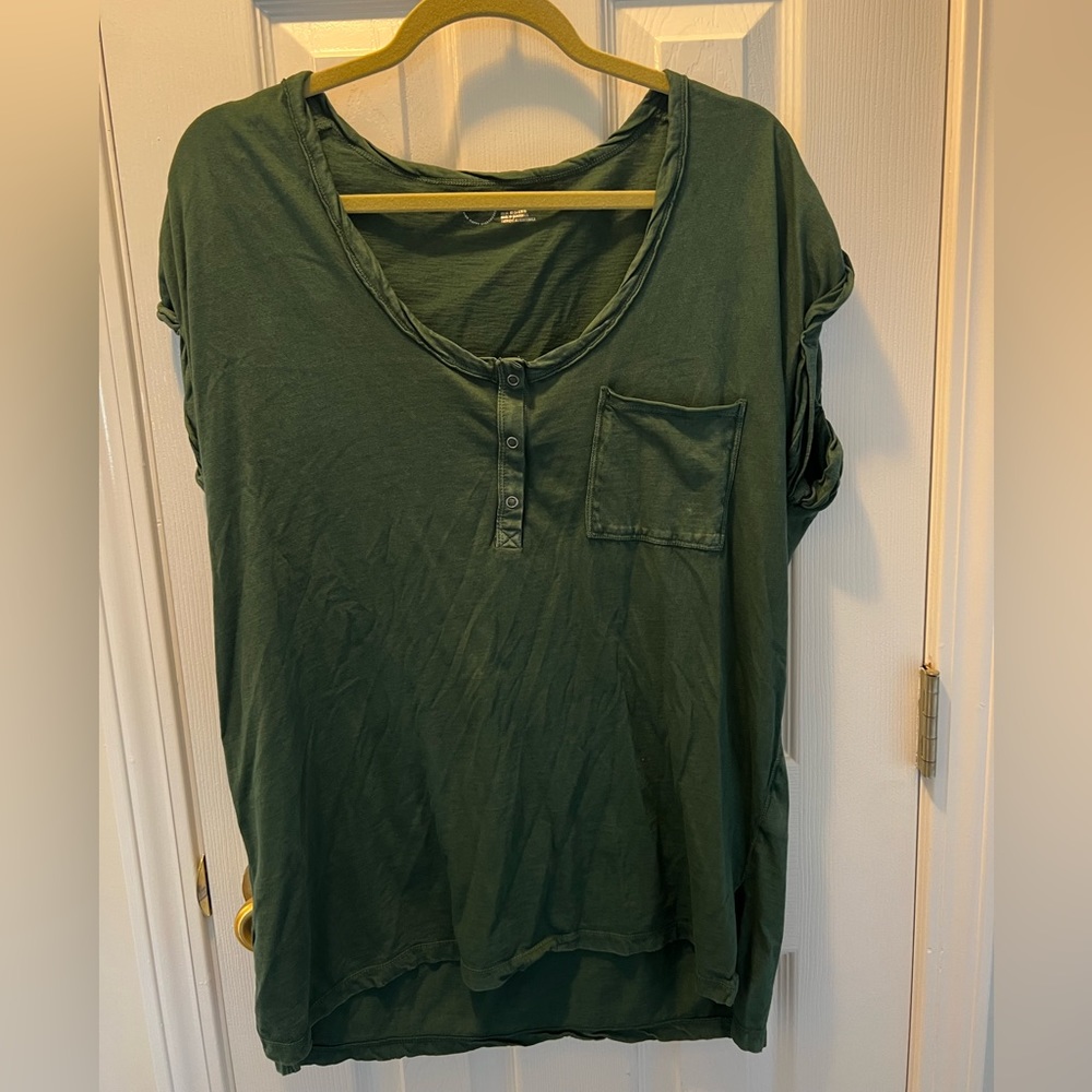 Aerie oversized Henley tee